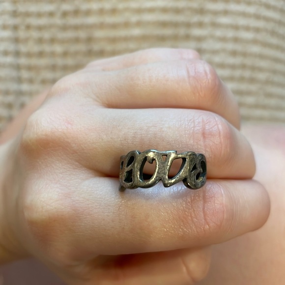 James Avery RETIRED Love Ring, Sterling Silver - Picture 3 of 7